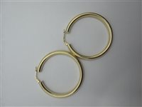 Orecchini Domar Donna Cerchi argento 925 lisci in Argento ORAR-447-280